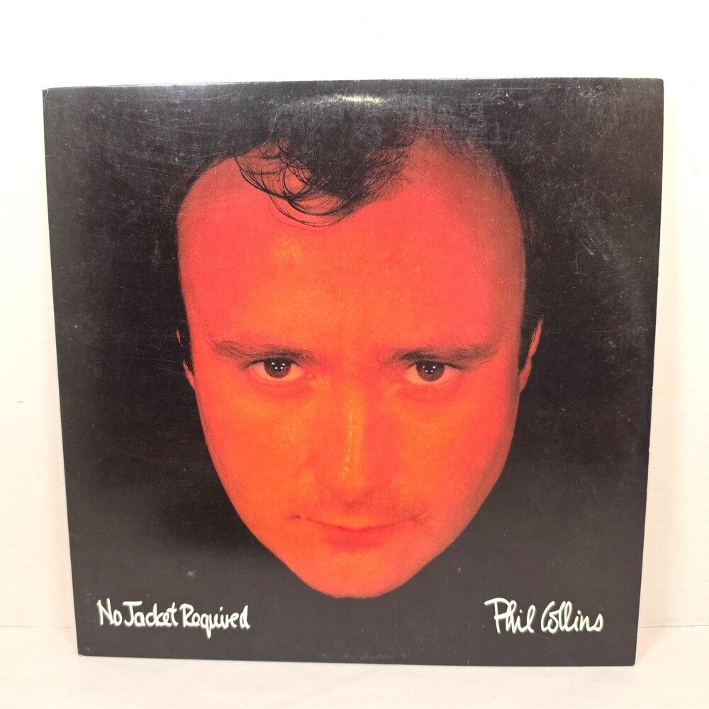 Vintage Phil Collins- No Jacket Required-LP 1985 Atlantic 81240-1-E record